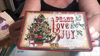 #ChristmasinJuly2021  #CraftingWithBeBe  #Graphic45   Christmas in July Project #2