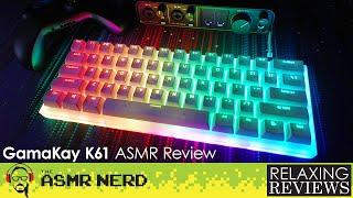 ᵀᶦⁿʸ ᵇᵒᵃʳᵈ BIG RGB 🟢 | GamaKay K61 Hot-Swap Acrylic 60% Mechanical Keyboard ASMR Review & Typing