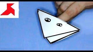 How to make a croaking frog out of A4 paper with your own hands?