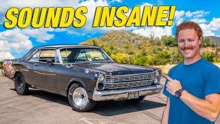 66 Galaxie's New NASCAR Style Exhaust SOUNDS INSANE!