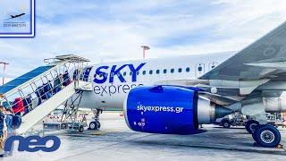 [4K] TR | GO AROUND  | Sky Express Airbus A320neo | Athens to Warsaw