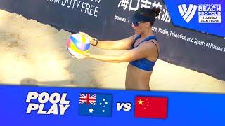 Clancy/Johnson vs. Cao/Zhang - Pool Play Highlights | Haikou 2024 #BeachProTour