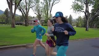 5 miles with our foursome - Craig, Brittany, Emily, & Kris | Running around the neighborhood