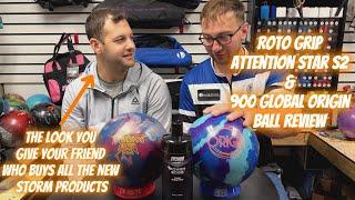 Roto Grip Attention Star S2 & 900 Global Origin - Down Lane Bowling