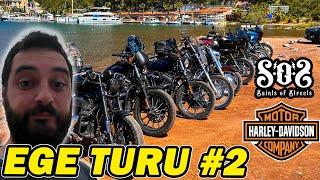 Motosikletle Ege Akdeniz Turu | Harley Davidson | Saints of Streets | #2 Didim - Akyaka - Marmaris