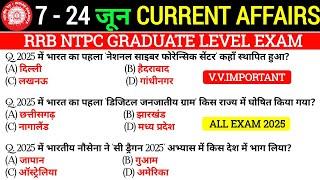 RRB NTPC Current Affairs 2025 | Railway Current Affairs 2025 | Last 12 Months Current Affairs #ntpc