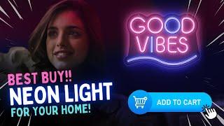 UNBOXING OF LUMOONOSITY GOODVIBES LED NEON SIGN