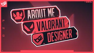 FREE VALORANT inspired Stream Panels (Twitch & Mixer Bio Graphics) | by Ben Ephla |