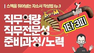 직무역량 항목 3종 세트 한번에 끝내기