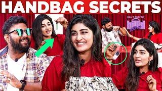 ROFL: "இது Thermometer இல்ல.. என்னோட Phone.."- Nimeshika's Handbag Secrets Revealed | Kannana Kanne