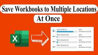 How to Save workbook to multiple locations at once in excel