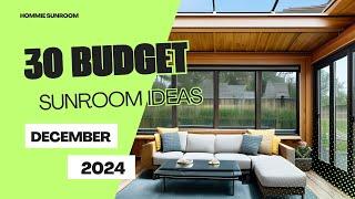 30 Budget Sunroom Ideas for December 2024 | Affordable & Creative Sunroom Designs