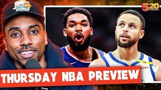 Jeff Teague PREVIEWS Karl-Anthony Towns RETURN to Minnesota with Knicks, Warriors-Grizzlies | 520