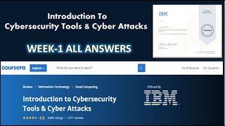 Introduction to Cybersecurity Tools & Cyber Attacks - Coursera | Week -1 | All Quiz Answers