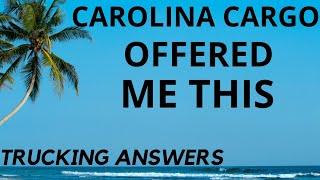 What Carolina Cargo offered me