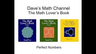 The Math Lover's Book, Section 2.5, Lesson 2: Perfect Numbers