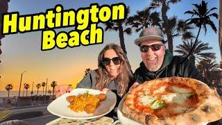 HUNTINGTON BEACH! Main Street, Dog Beach + Amazing Dinner at Nardó Italian Restaurant | Pacific City