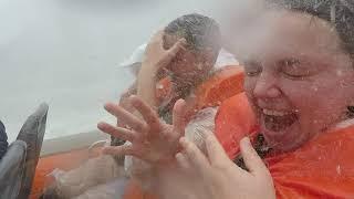  Iguasu waterfalls by speedboat! Wet journey.
