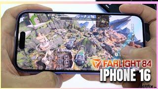 iPhone 16 Farlight 84 Gaming test | Apple A18