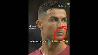 Ronaldo Says BISMILLAH Before Taking Penalty   #shorts #islam #ronaldo #cristianoronaldo