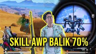 SKILL SNIPER BALIK 70% !! LANGSUNG KITA KASIH PAHAM QUICK SCOPE DI ROBOT MECHA !! - PUBG MOBILE