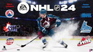 NHL 24 [AHL/ECHL/CHL] | Sports Game Arenas and All Team Intros  