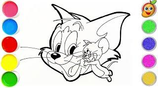 Tom And Jerry Drawing Easy || How To Draw Tom And Jerry