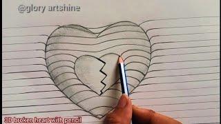 How to Draw a 3D Heart: Step-by-Step Art Tutorial