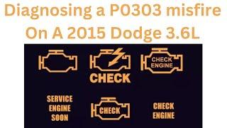 Diagnosing a 2015 Dodge grand caravan with a P0303 and P219A