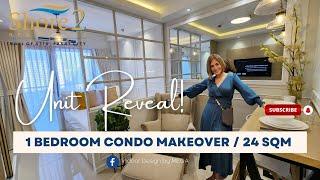 Condo Makeover l Shore2 Residences l 1 Bedroom w/ balcony l 24 sqm