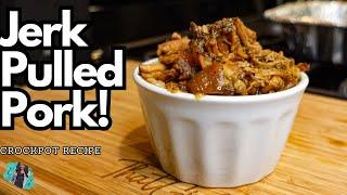 SLOW COOKER JERK PULLED PORK | LEAVE FOR WORK AND COME HOME TO DINNER! | EASY DUMP & GO RECIPE