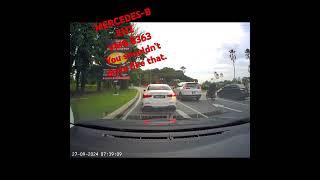 Mercedes  Benz VMB 8363Kota kemuning.Roundabout Again.You shouldn't  drive like that,  test.