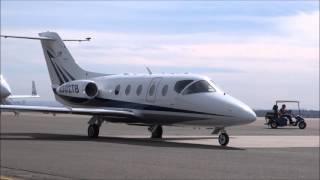 Beechcraft Beechjet 400 - N302TB -Engine Start and Taxi