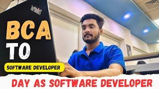 First Day Of Office After BCA  | Life Of Software Developer After College Completion | Day In Office