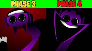 Phase 4 VS Phase 3 in Incredibox Sprunki