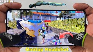 Onetap headshot free fire gameplay full map 20 kills with 3 finger claw handcam