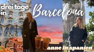 EIN WOCHENENDE IN BARCELONA! Vlog // Auslandssemester Spanien | Anne