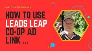 Leads Leap COOP Ad Bar Promote To Countless Ad Surfers!