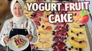 You Have To try This THIS FRUIT YOGURT CAKE 🫐