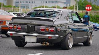 [JDM] Lots of classic cars! Japanese car customization Daikoku PA