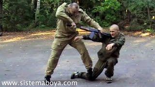 Preliminary exercises for the bayonet fighting. Spirals. Fighting system of Leonid Polezhaev.