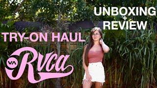 RVCA Try-On Haul | Unboxing + Review