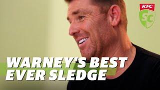 Warney on the art of sledging