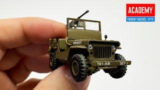 MB Military Vehicle scale model | Academy 1/72