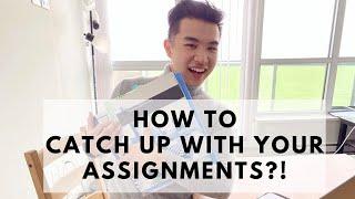 How to CATCH UP With Your Assignments?! | Homework Help | Vincent Letsgo