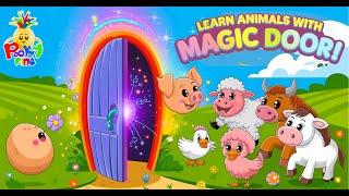 Farm Animals Names and Sounds | Learn Animal Names & Sounds for Kids! - E2