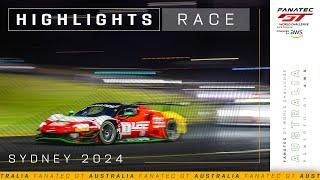 Extended Highlights | Sydney 2024 | Race | Fanatec GT World Challenge Australia