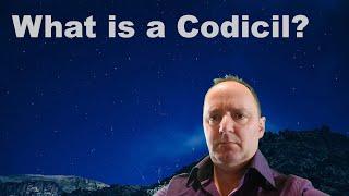 What is a Codicil?