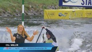 Ellis Miller / Canoe Semi-Final / 2024 ICF Canoe Slalom World Cup La Seu Spain