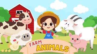 Từ vựng Động Vật Nông Trại trong Tiếng Anh | Âm thanh các con vật | Farm Animals and Sound